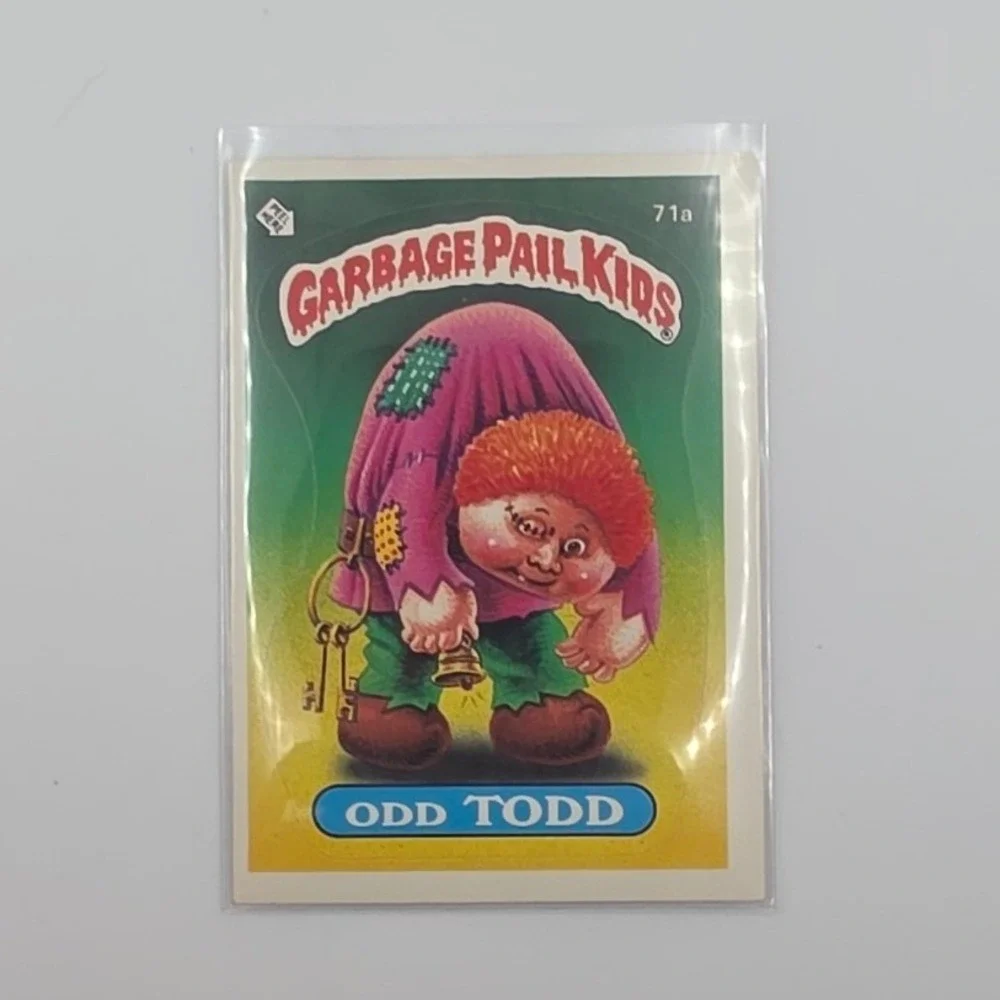 Topps Garbage Pail Kids Trading Card OS2 Green Fair 71a Odd Todd